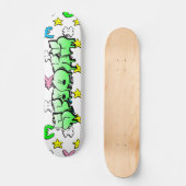 Spooky Graffiti Custom Personalisiert Skateboard (Vorderseite)