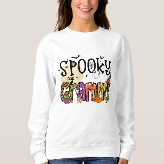 Spooky Grammy Halloween Sweatshirt (Vorderseite)
