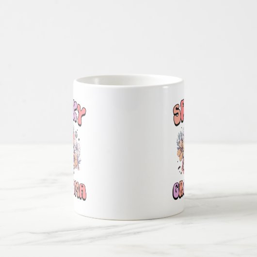 Spooky Grandma,Funny Halloween Ghost Kaffeetasse (Mittel)