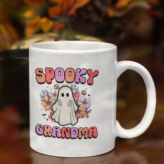 Spooky Grandma,Funny Halloween Ghost Kaffeetasse