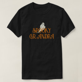 Spooky Grandpa Halloween Schwarzes T-Shirt