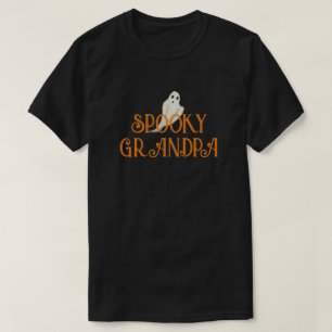 Spooky Grandpa Halloween Schwarzes T-Shirt