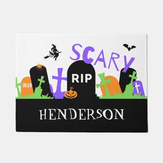 Spooky Graveyard Fußmatte (Vorderseite)