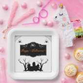 Spooky Graveyard Halloween Pappteller (Party)