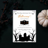 Spooky Graveyard Halloween Party Einladung