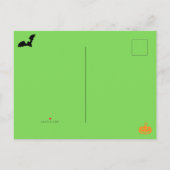 Spooky Graveyard Halloween-Party Einladungspostkarte (Rückseite)