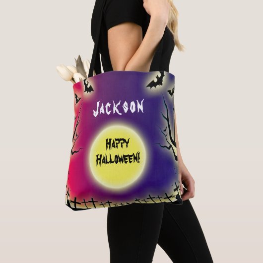 Spooky Graveyard Halloween Tasche (Von Nahem)