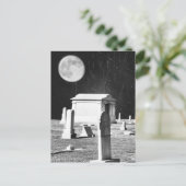 Spooky Graveyard Postcard Postkarte (Stehend Vorderseite)