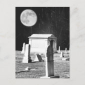 Spooky Graveyard Postcard Postkarte (Vorderseite)