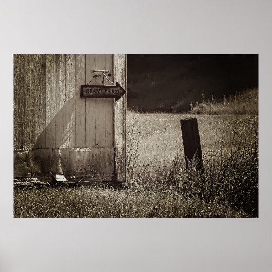 Spooky Graveyard Poster (Vorne)