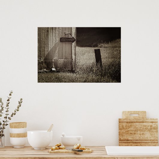 Spooky Graveyard Poster (Küche)