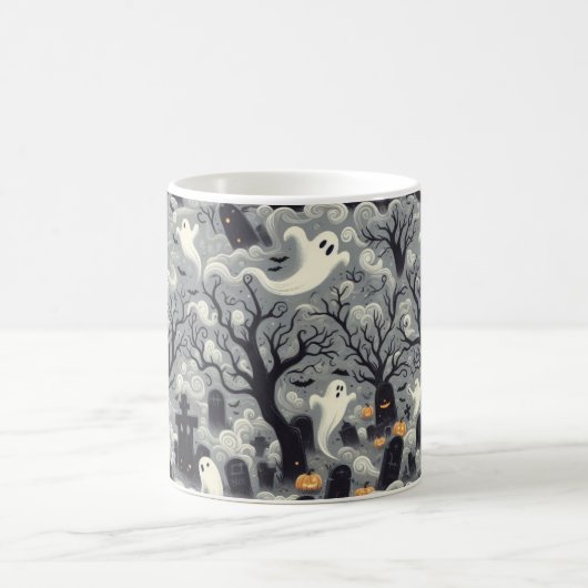 Spooky Graveyard-Tasse Kaffeetasse (Mittel)