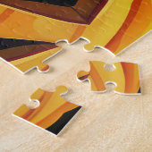 Spooky Great Pyrenäen Hund Halloween Hexenkürbis Puzzle (Seite)