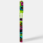 Spooky Green Monster Pattern Case-Mate iPhone Hülle (Rückseite / Rechts)