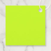 Spooky Green Slime Monster Vielen Dank Geschenkanhänger (Rückseite)