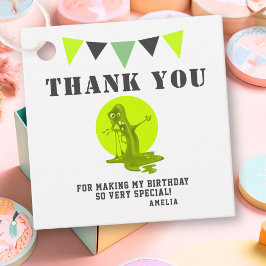 Spooky Green Slime Monster Vielen Dank Geschenkanhänger