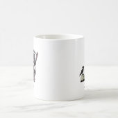 Spooky Grim Sensenmann Graveyard Crow Gothic Hallo Kaffeetasse (Mittel)