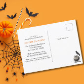 Spooky Grim Sensenmann Graveyard Crow Gothic Hallo Postkarte