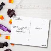 Spooky Grim Sensenmann Graveyard Gothic Kids Hallo Postkarte