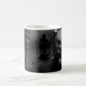 Spooky Gruesome Friedhof, Halloween Kaffeetasse (Mittel)