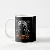 Spooky Gym Skeleton-Spuk Fitness Fun-halloween Kaffeetasse (Links)
