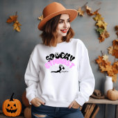 Spooky Gymnast Personalisierter Name Halloween-Ges Sweatshirt