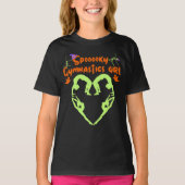 Spooky Gymnastics Girl T-Shirt (Vorderseite)