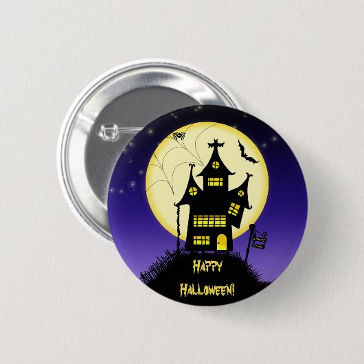 Spooky Halloween 1 Button (Vorne & Hinten)