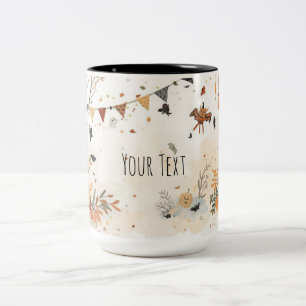 Spooky Halloween 2-Tone Tasse - 15 oz Fall.