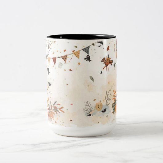 Spooky Halloween 2-Tone Tasse - 15 oz Fall. (Mittel)