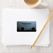 Spooky Halloween Adressaufkleber (Insitu)