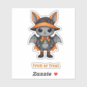 Spooky Halloween Animals in Disguage Aufkleber (Blatt)