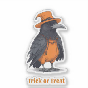 Spooky Halloween Animals in Disguage Aufkleber