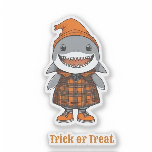 Spooky Halloween Animals in Disguage Aufkleber (Vorderseite)