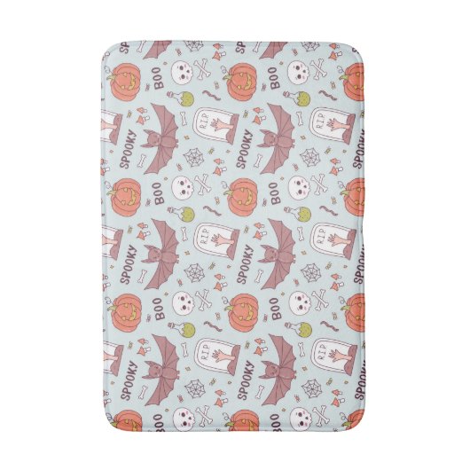 Spooky Halloween Badematte (Vorderseite Vertikal)