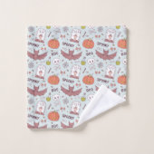 Spooky Halloween Badhandtuch Set (Waschlappen)