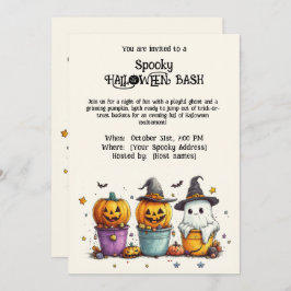 Spooky HALLOWEEN BASH Einladung