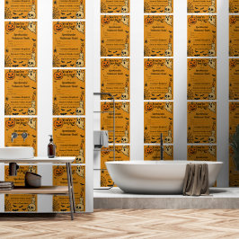 Spooky Halloween Bash Invite | Ghosts & Games Tapete