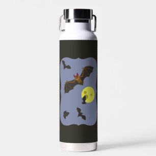 Spooky Halloween Bats Trinkflasche