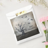 Spooky Halloween Baum mit Raven und Fledermäusen Geschenktütchen (Versiegelt)