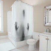 Spooky Halloween Body Shadow Duschvorhang (Beispiel)