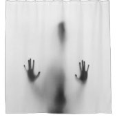Spooky Halloween Body Shadow Duschvorhang (Vorderseite)
