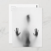 Spooky Halloween Body Shadow Postkarte (Vorne/Hinten)