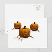 Spooky Halloween Bugs Crawlers Postkarte (Vorne/Hinten)