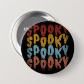 SPOOKY HALLOWEEN BUTTON (Vorne & Hinten)