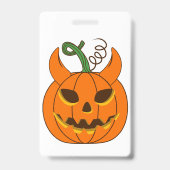 Spooky Halloween Button Pin – Cute Ghost Badge | T Ausweis (Back)