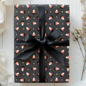 Spooky Halloween Candy Corn Pattern Geschenkpapier