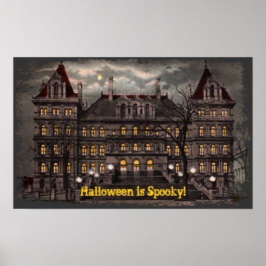 Spooky Halloween Canvas Print Poster (Vorne)