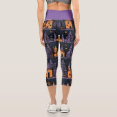 Spooky Halloween Capri Leggings (Rückseite)
