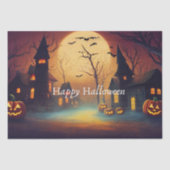 Spooky Halloween Castle Craft Seidenpapier (Vorderseite)